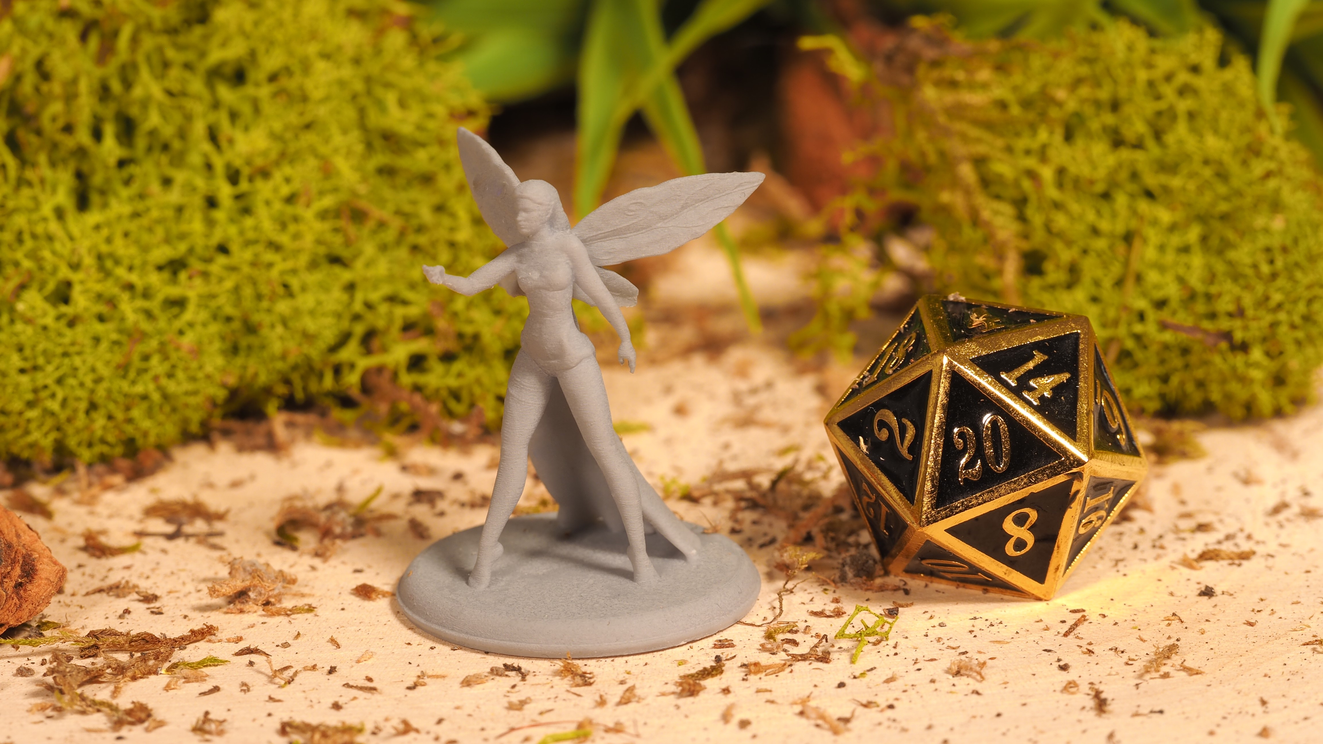 Free STL file Fey Goddess - Tabletop Miniature 🎲・3D print object to ...